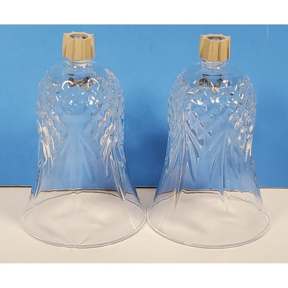 Vintage Votive Cups Windsor Patt Glass Peg Candle Home Interior N/Grippers QTY 2